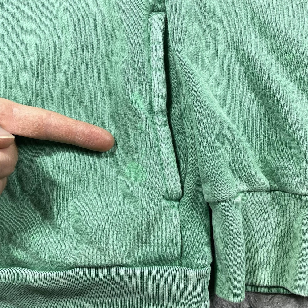 Polo Ralph Lauren Hoodie Mens Medium Green POLO 67 Graphic Sweatshirt *Flaws - Picture 4 of 13